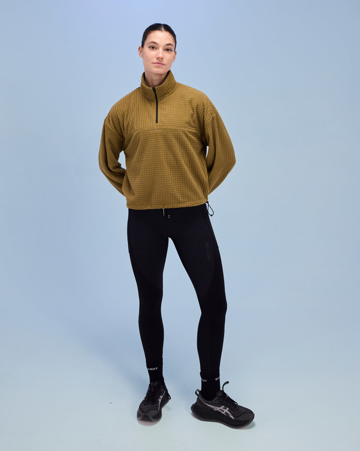 MacroSoft Grid™ Quarter Zip - Women's