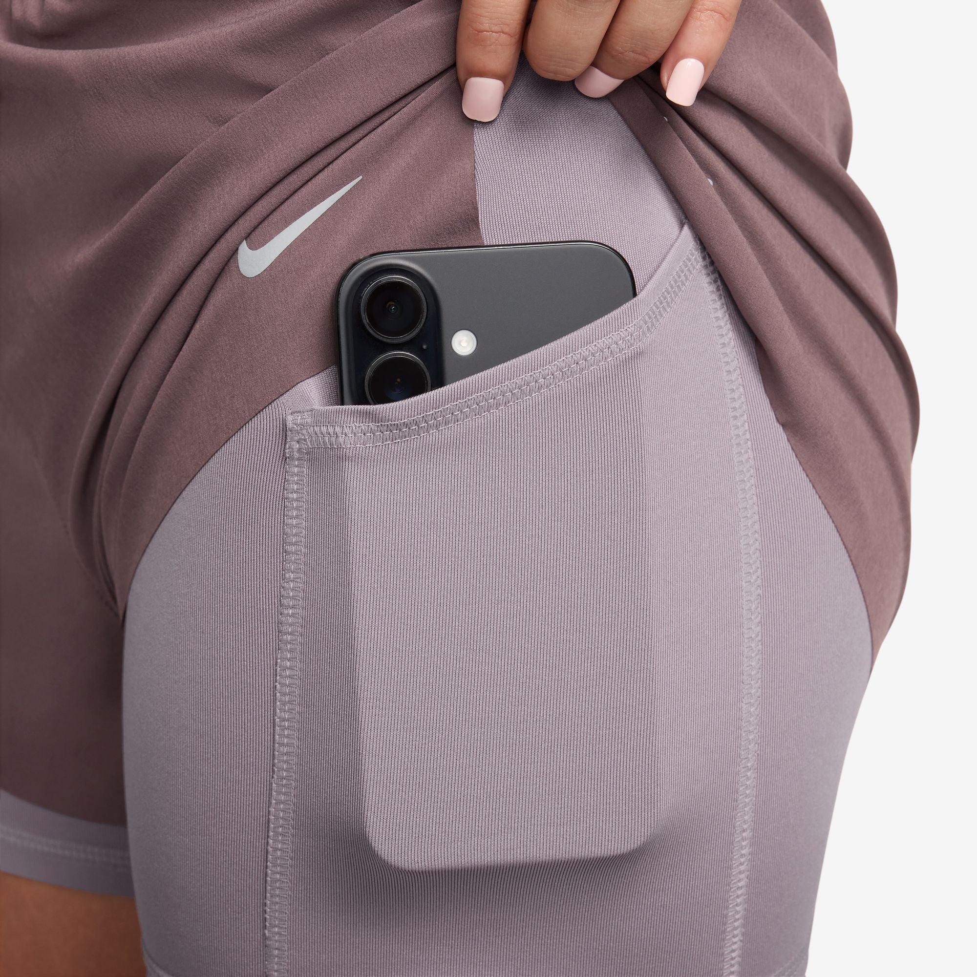 Dri-FIT Mid-Rise 2-in-1 Running Shorts - Women's