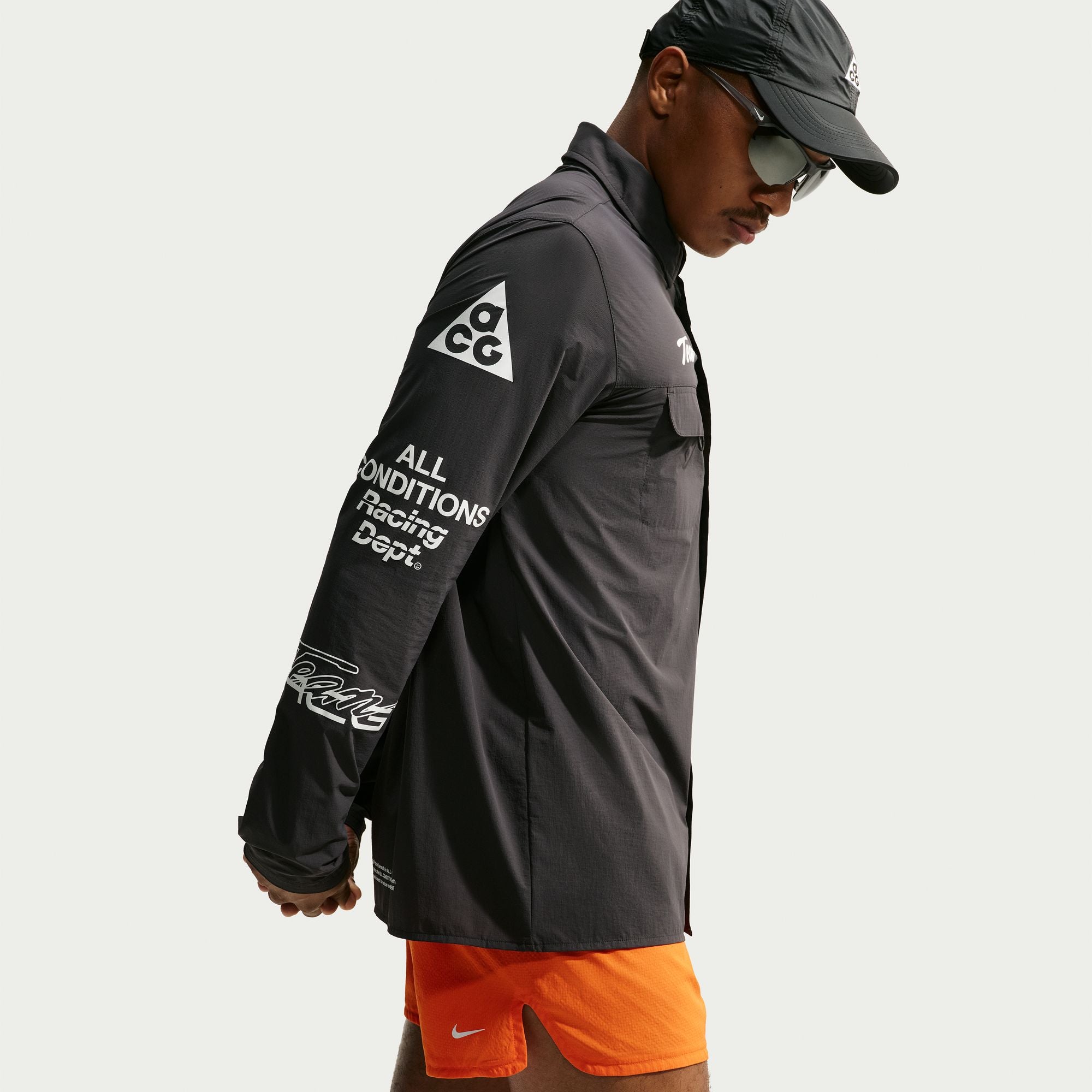ACG "Aireez" UV-Resistant Button-Up Long-Sleeve Graphic Top - Men's