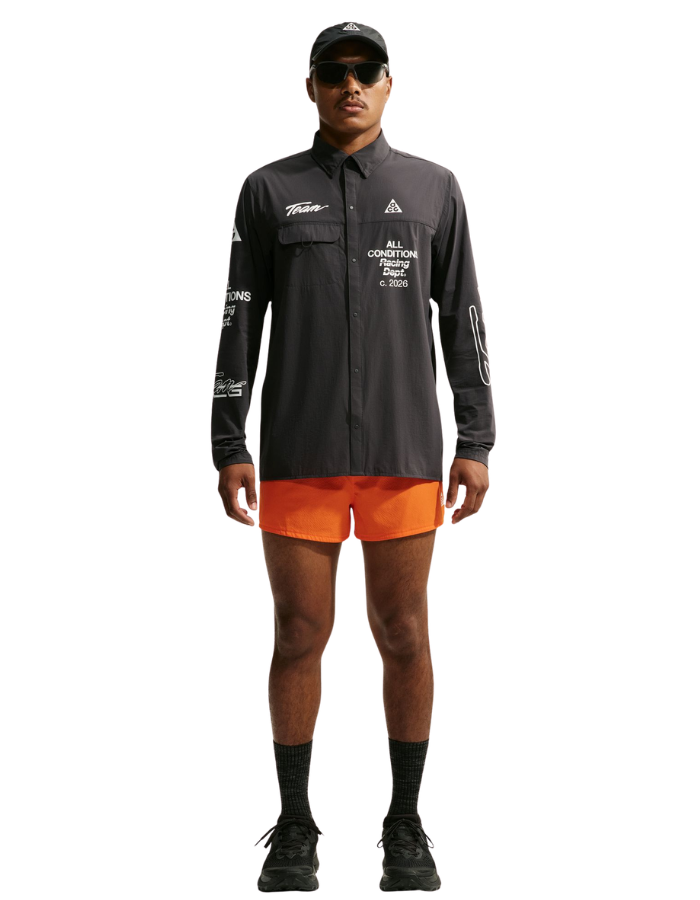 ACG "Aireez" UV-Resistant Button-Up Long-Sleeve Graphic Top - Men's