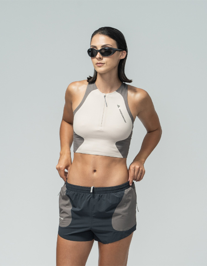 H.Koumori Running Crop Top - Women's
