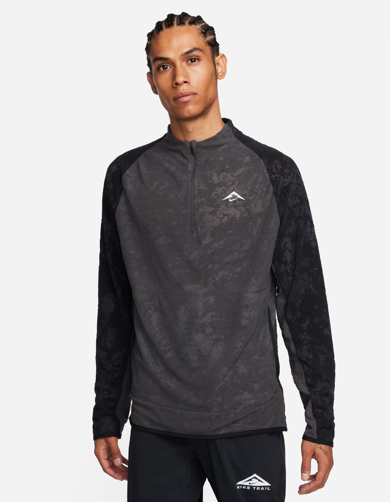 Nike running top hot sale half zip