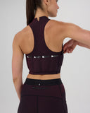 Stripped Cadence™ Mockneck Race Crop - Women's