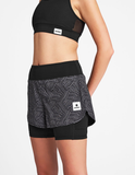 Reflective Pace 2-in-1 Shorts 3" - Women's
