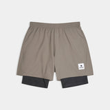 Pace 2 in 1 Shorts 5'' - Men's