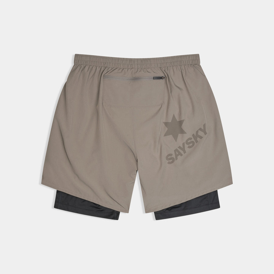 Pace 2 in 1 Shorts 5'' - Men's
