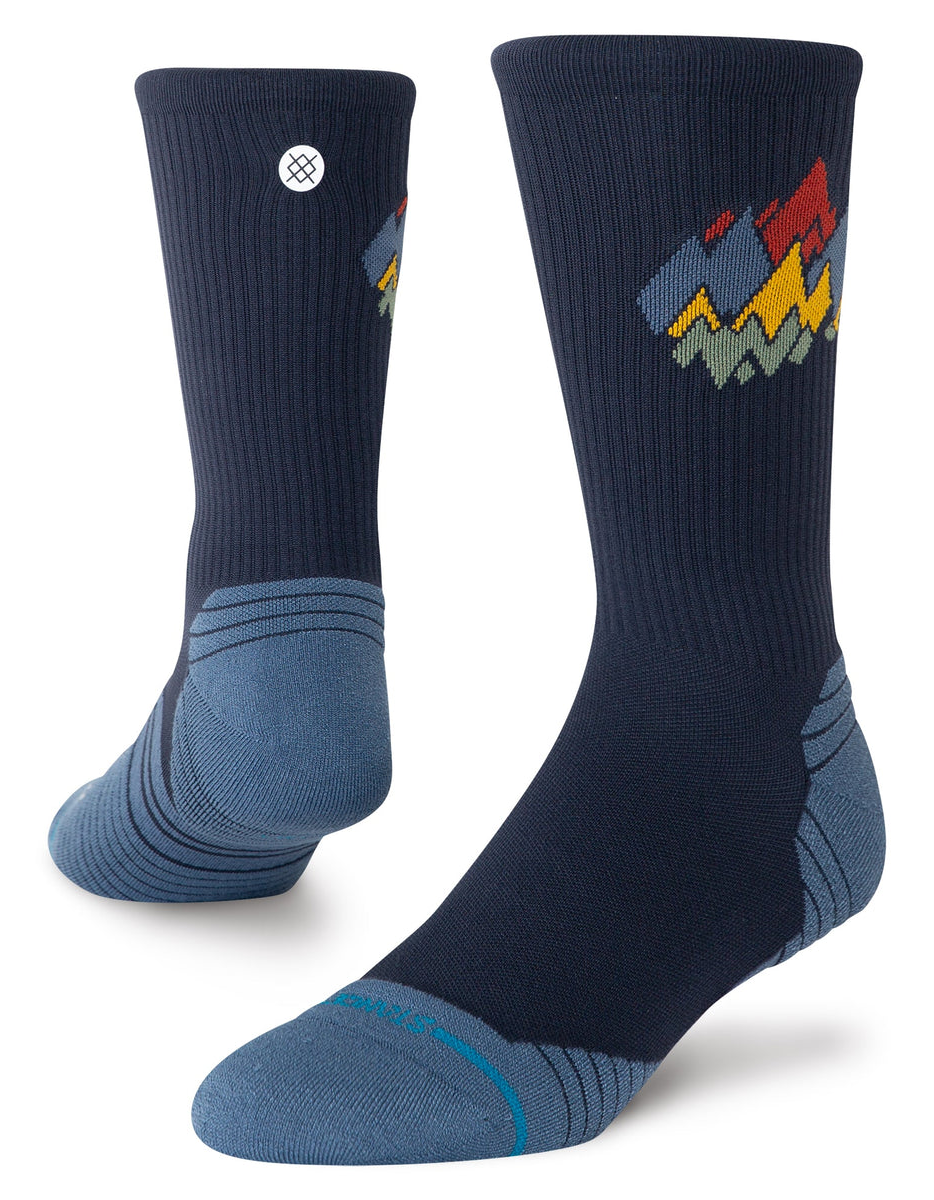 Run Peaks Ribbed Light Crew - Unisex