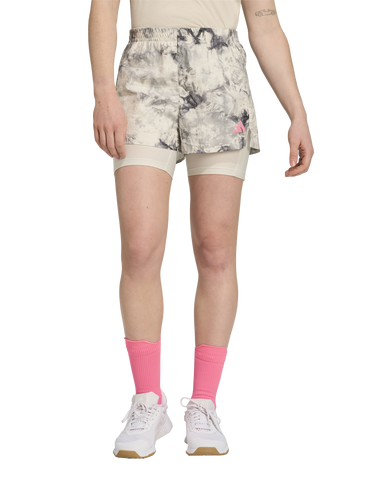 Own The Run Spray Dye Shorts - Women's
