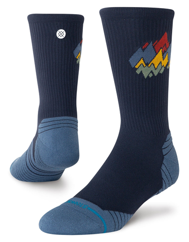 Run Peaks Ribbed Light Crew - Unisex