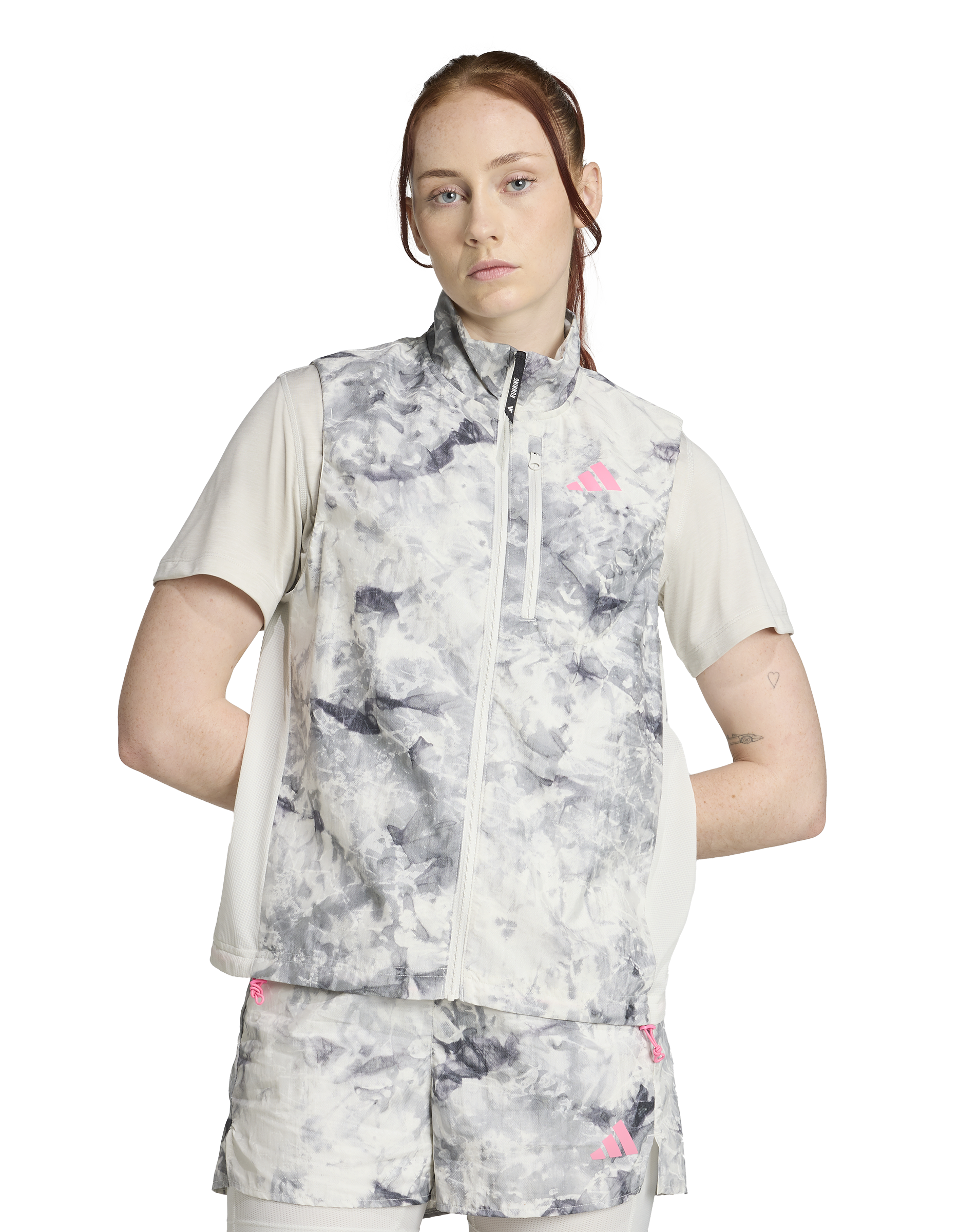 Own The Run Spray Dye Vest - Women's