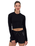 Mercury Seamless™ Crop Long-Sleeve Shirt - Women's