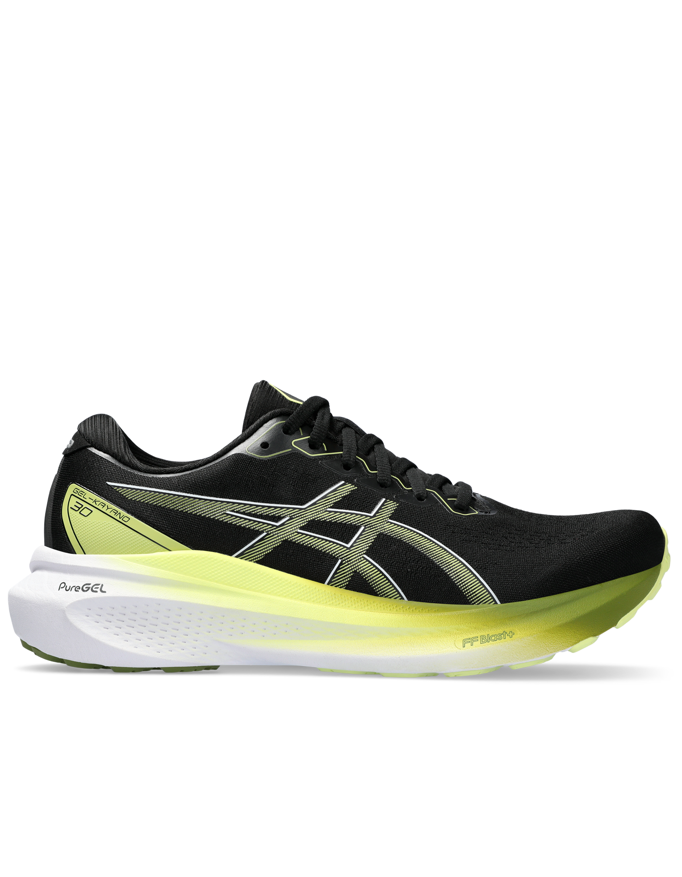 Asics Men s GEL KAYANO 30 Running Shoes in Black Glow Yellow 8