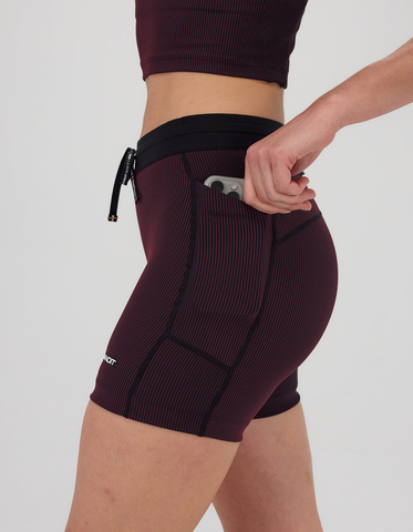 Striped Cadence™ 5" Compression Short - Women's